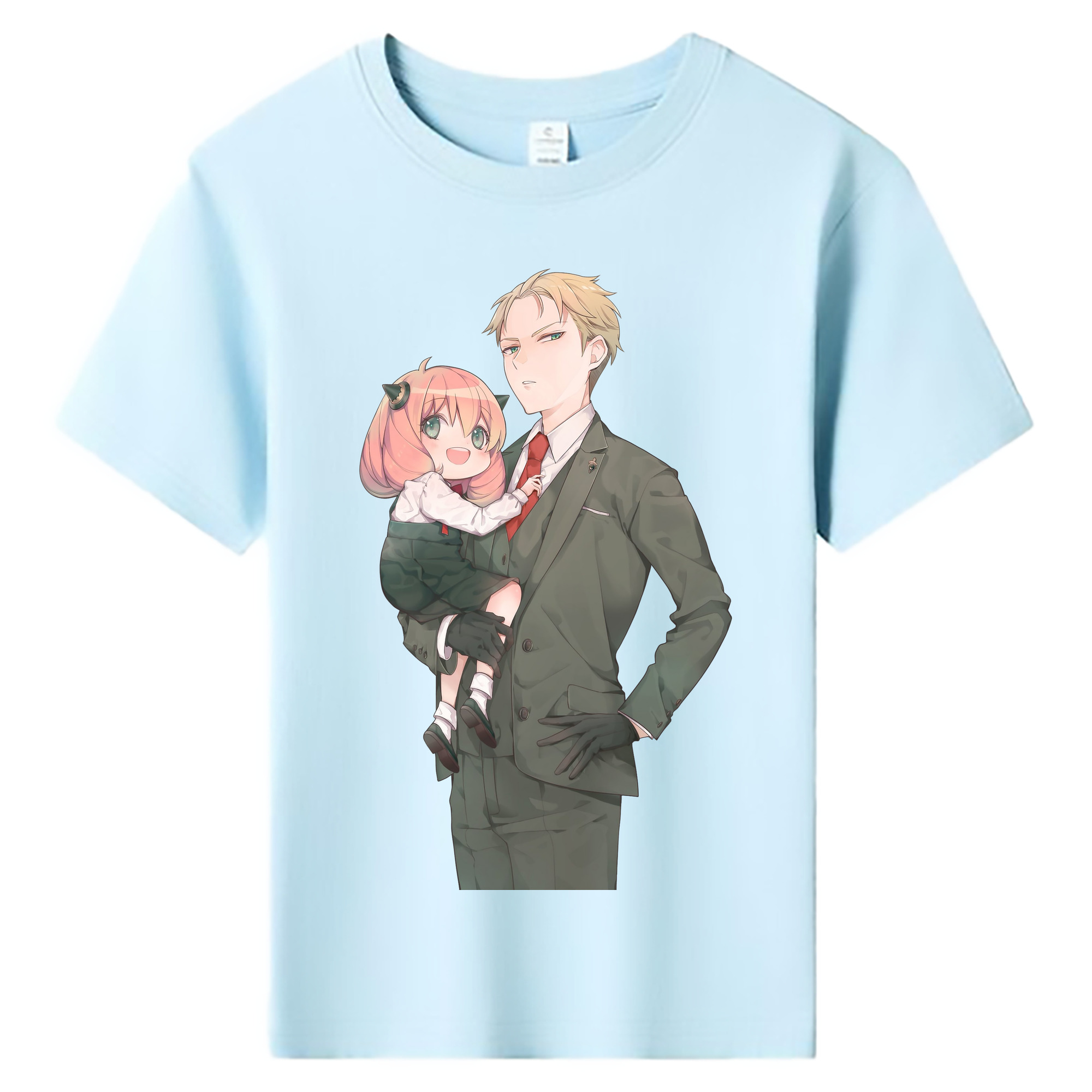 （画像用） SPY×FAMILY间谍家家酒 綿100％キッズTシャツ（フロントプリント）